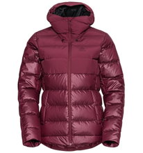 Odlo Winterjacke Severin N-Thermic Insulated Hooded (wasserabweisend, winddicht, atmungsaktiv) beerenrot Damen